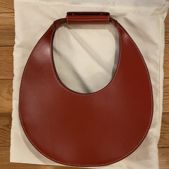 STAUD ‘Moon Bag’ Cognac (seen on Kendall Jenner) - Picture 4 of 9